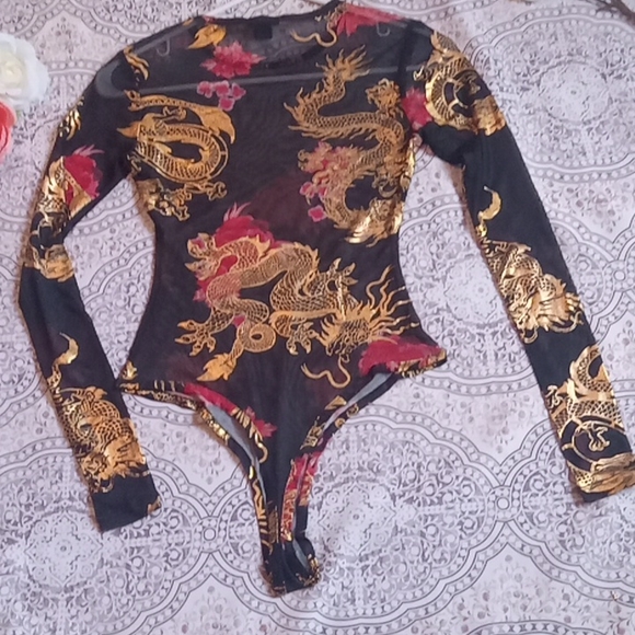 Black Sheer bodysuit - Picture 9 of 14